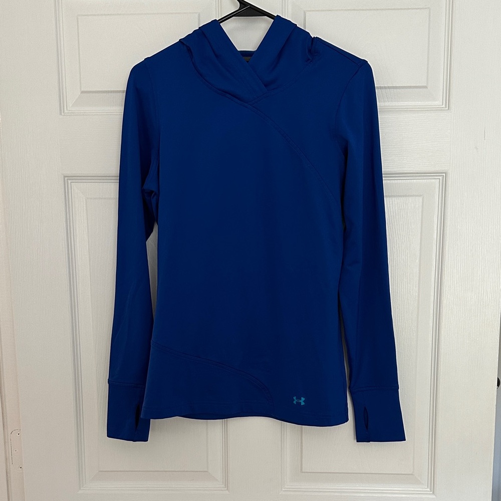 Under Armour Deep Blue Hooded Performance Shirt